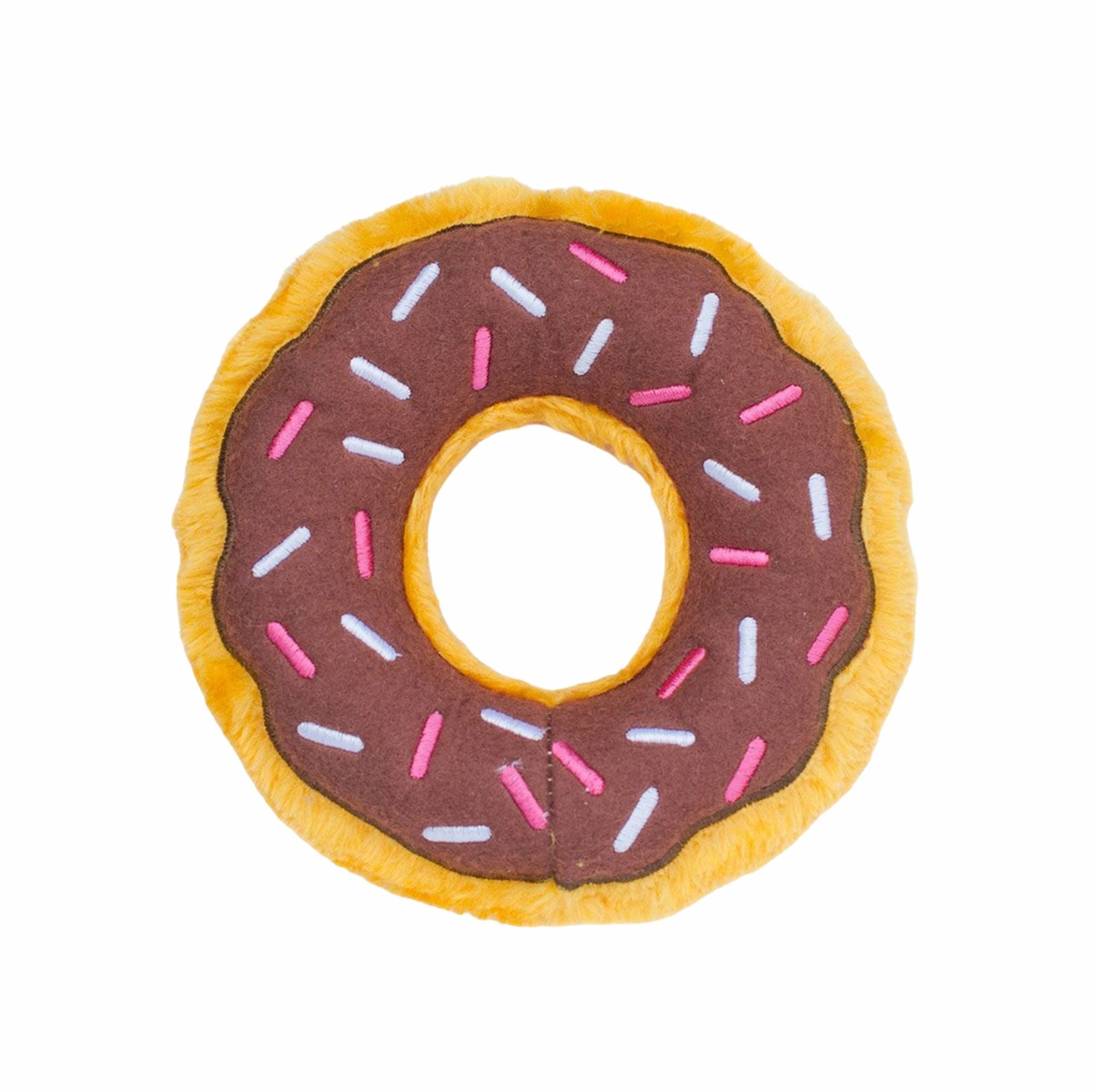 Zippy Paws Chocolate Donutz Plush Toy for Dogs