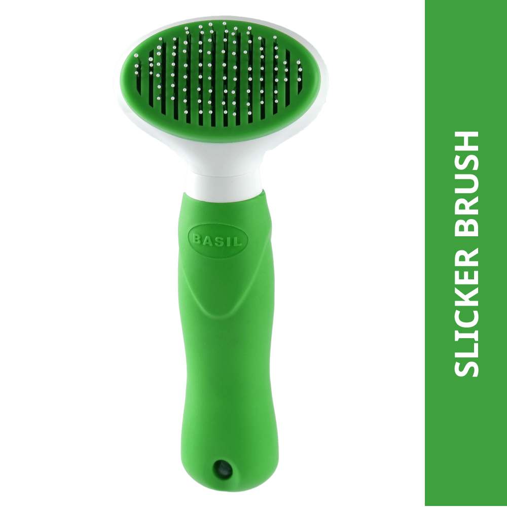 FG-Basil Auto Slicker Brush for Dogs and Cats (S)