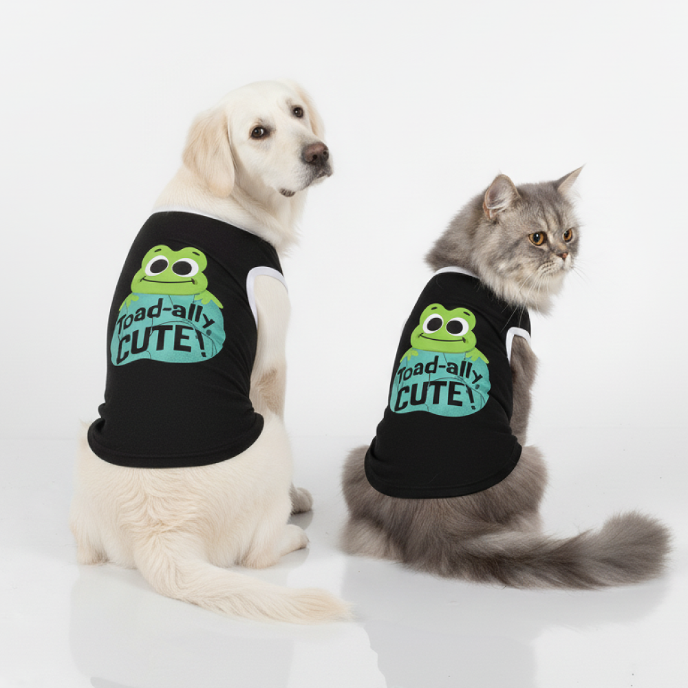 Skatrs Toadly Cute Cotton T shirt for Dogs and Cats
