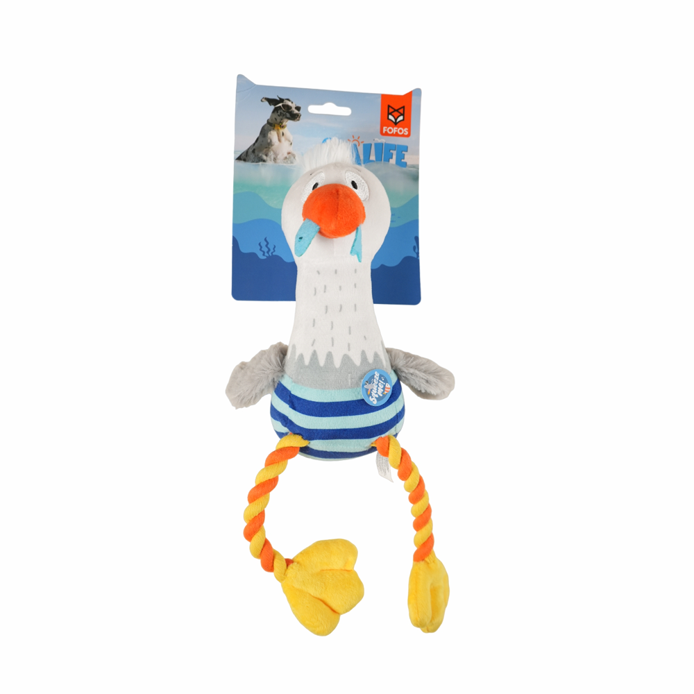 Barkbutler x Fofos Sealife Sea mew Plush Toy for Dogs