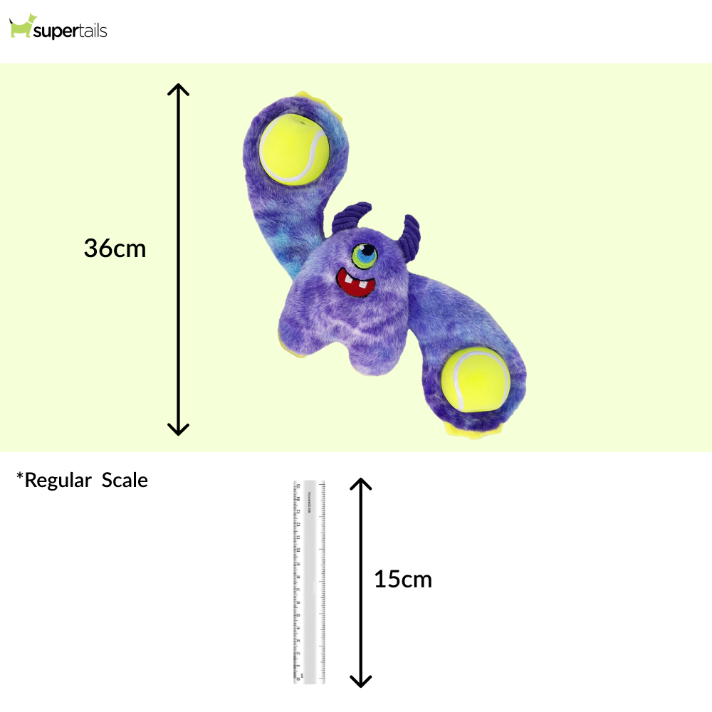 Kong Woozles Monster Plush Toy for Dogs (Purple)