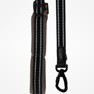 Skatrs Adventure in Style & Comfort Eclipse Leash for Dogs and Cats (Black)