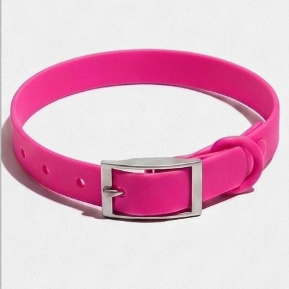Skatrs Adjustable Collar for Dogs (Flamingo Pink)